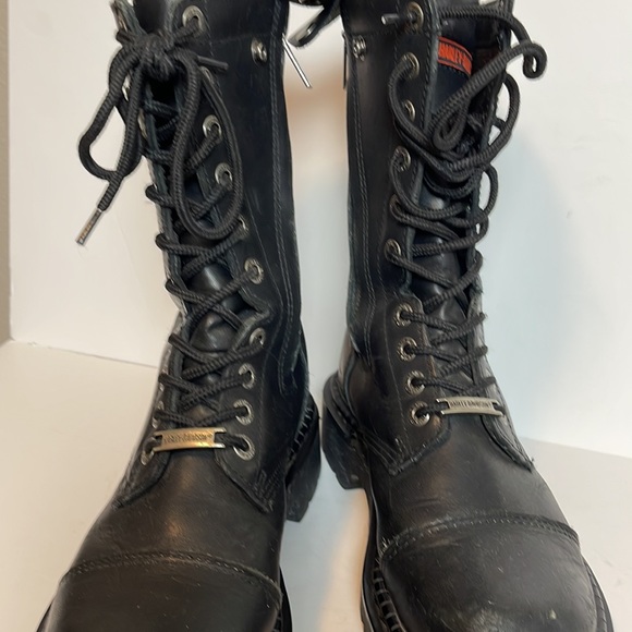 Harley Davidson Moto boots, Wm’s Sz 7 - Picture 5 of 11